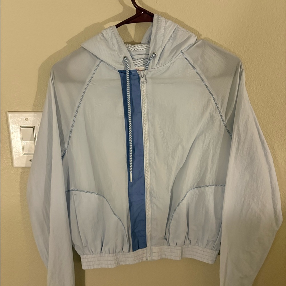 Flirtitude Active Light Blue Mesh Jacket